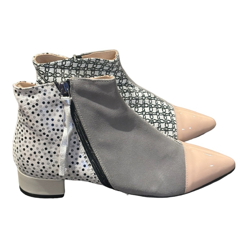 Manhattan Booties Patchwork Leather Booties